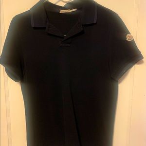 Navy blue polo shirt